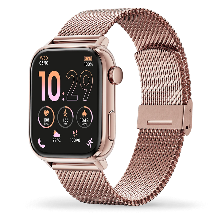 ice smart 3.0 1.78 Amoled GPS watch rose -gold Milanese STRAP