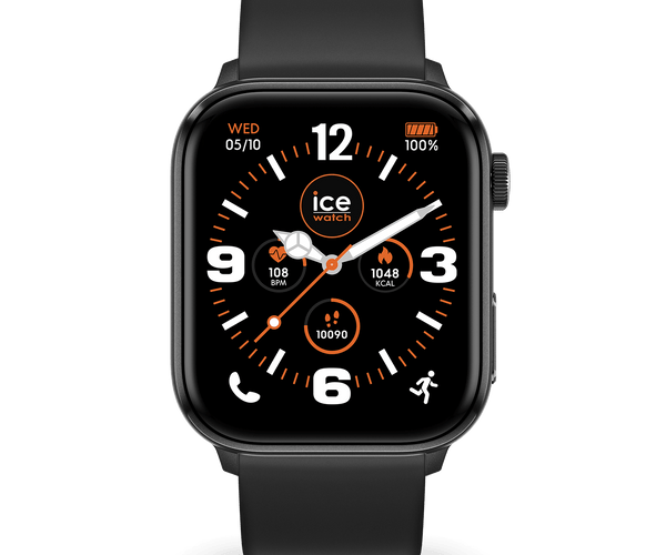 Ice smart watch 3.0 1.78 Amoled GPS Black silicone strap.