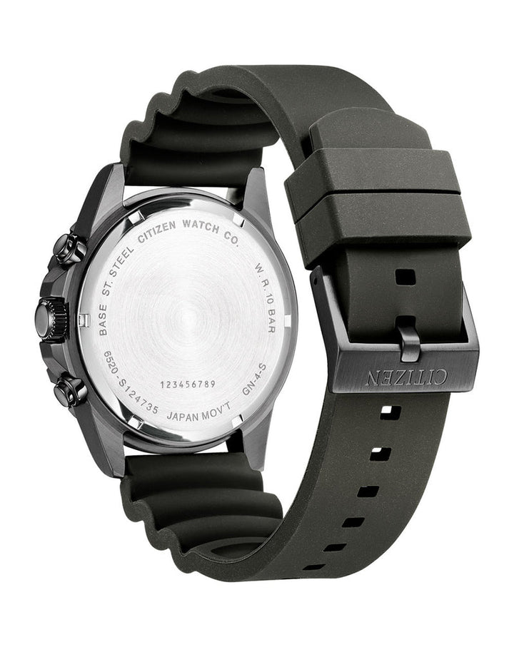 Citizen chronograph quartz watch with silicone strap A15005-13E