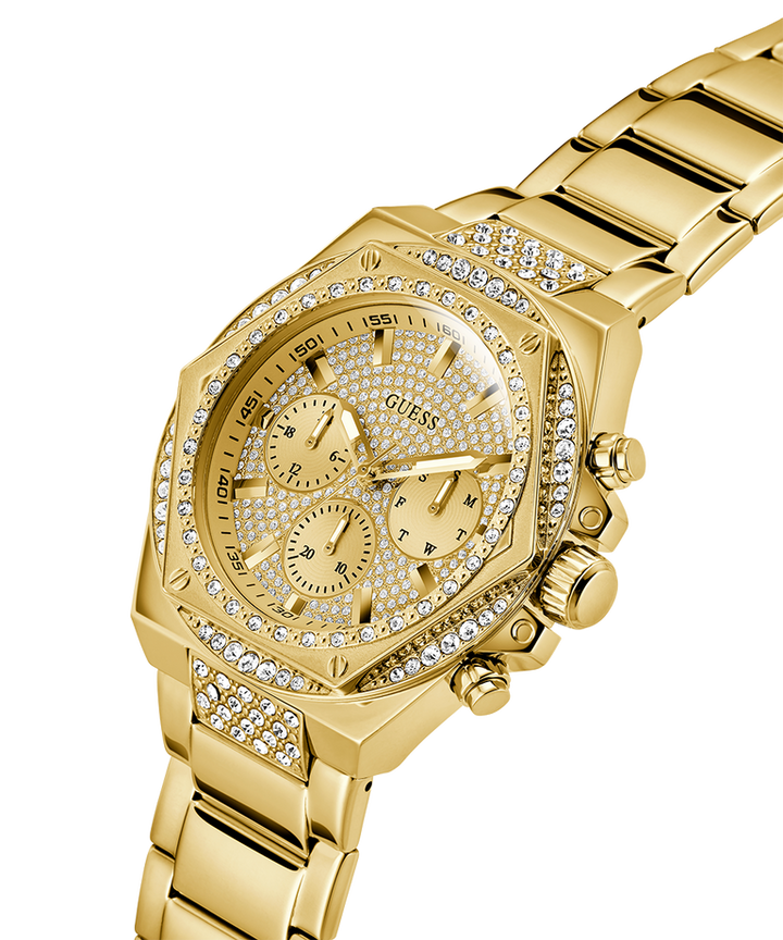 Gold Fury Glitz Multifunction Dial WatchGW0899G2