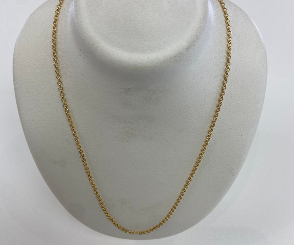 9ct Belchor oval chain 50cm