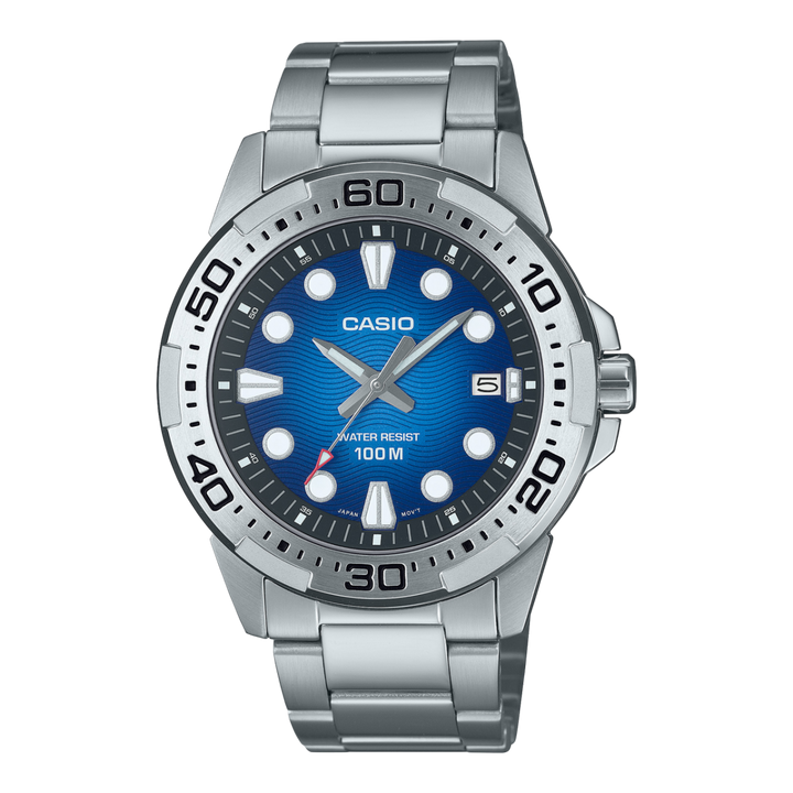 Casio Analogue Diver Blue face watxh MTD1400-2A