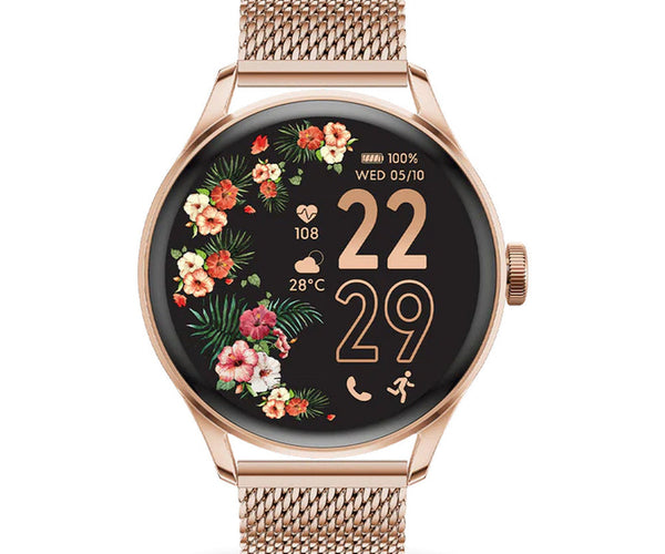 ICE smart 2.0 Round Rose gold Milanese Strap