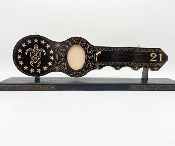 21st key with Turtle design with Base.