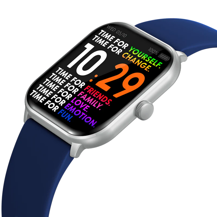 ICE SMART WATCH SILVER BLACK NAVY