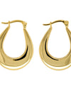 9ct s/ silver bonded earrings