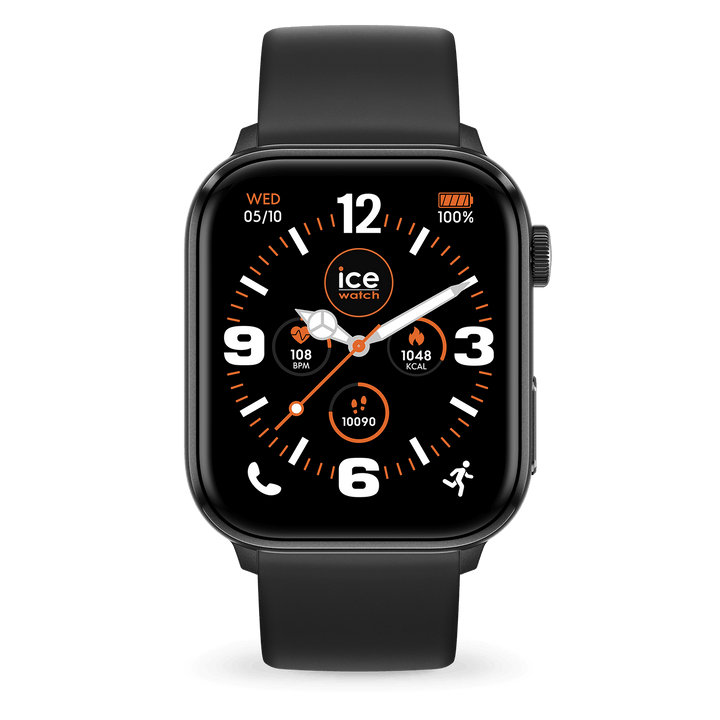 Ice smart watch 3.0 1.78 Amoled GPS Black silicone strap.