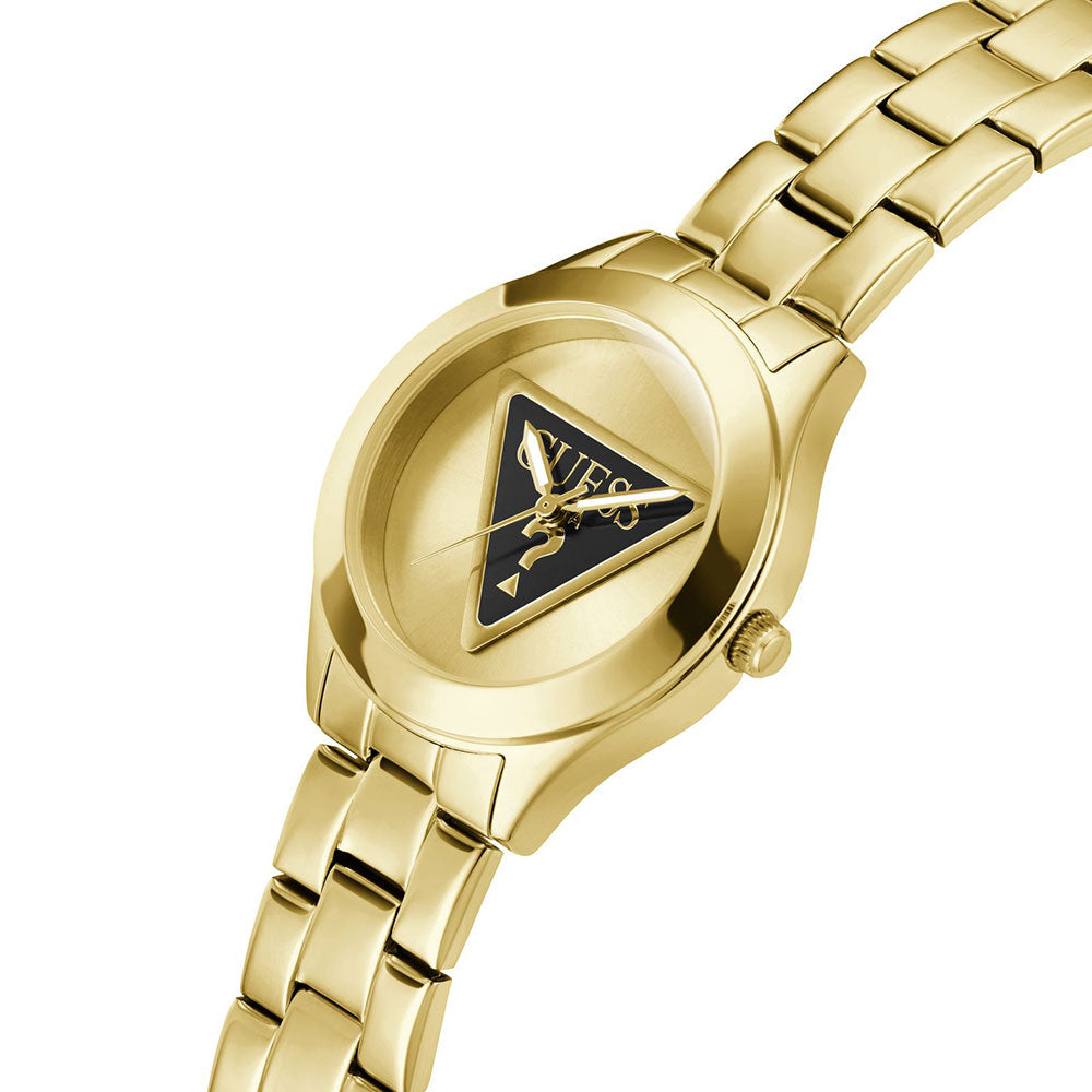 Guess Tri Plaque Round Dial Women Watch - GW0675L2 ..