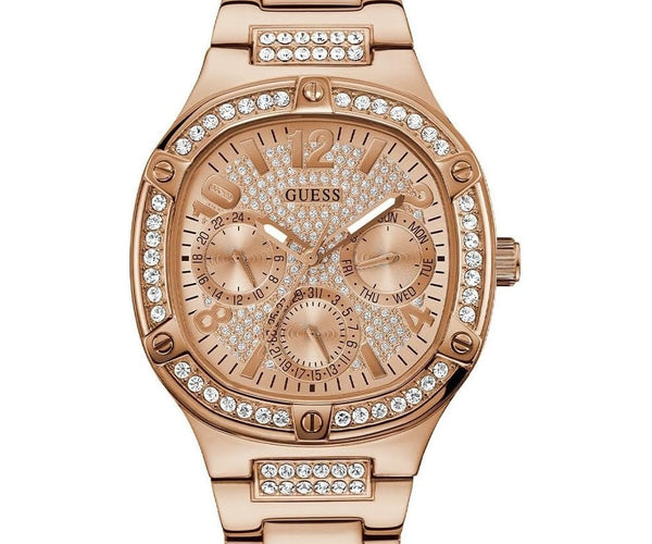 Guess Duchess Rose gold Square Dial Multi-function Women Watch GW0675L2