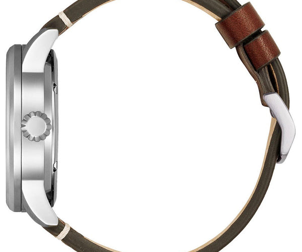 Citizen Automatic Brown leather strap and Brown dial NJ0160-10Z
