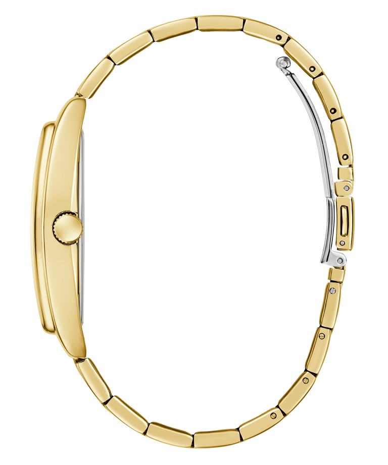 Guess Gabriel Green dial gold tone multifunction watch GW0975G2