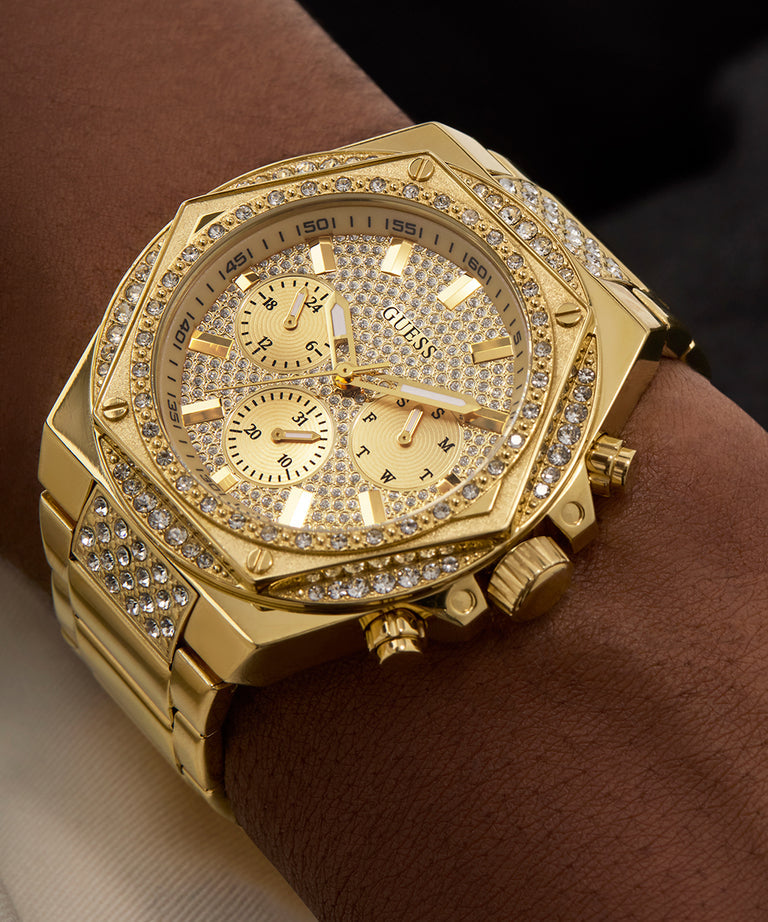 Gold Fury Glitz Multifunction Dial WatchGW0899G2