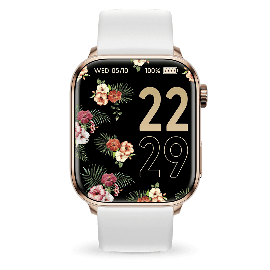 Ice smart watch ROSE GOLD AND NUDE WHITE