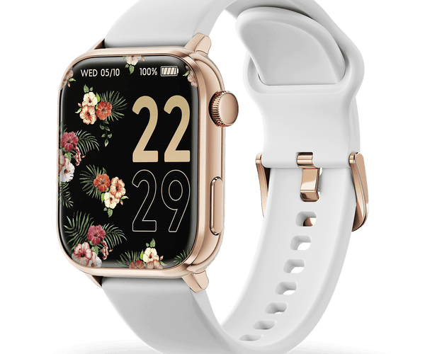 Ice smart watch ROSE GOLD AND NUDE WHITE