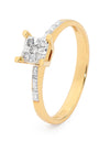 9ct diamond ring