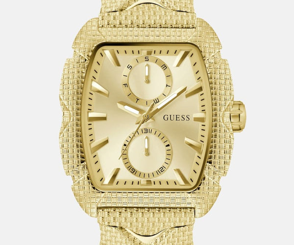 Guess Men's Nile Gold Tone Watch GW0885G1