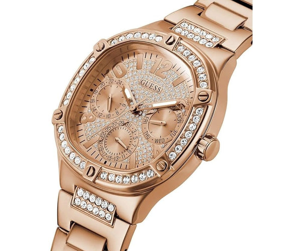 Guess Duchess Rose gold Square Dial Multi-function Women Watch GW0675L2