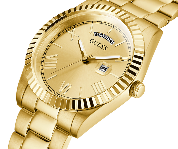 GUESS CONNOISSEUR GOLD TONE WATCH