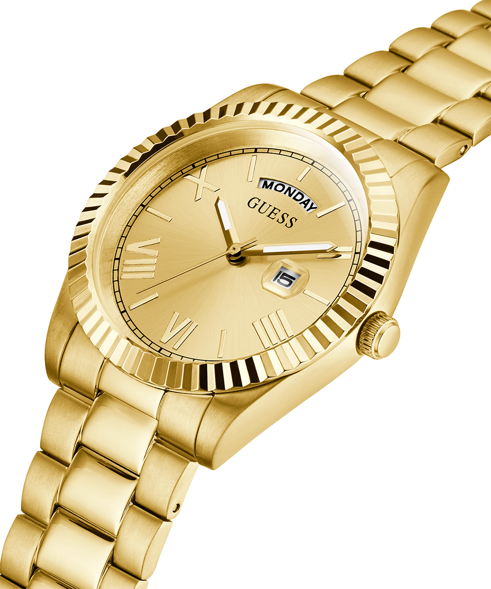 GUESS CONNOISSEUR GOLD TONE WATCH