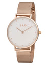 Jag Ladies watch rose gold mess strap J2521A