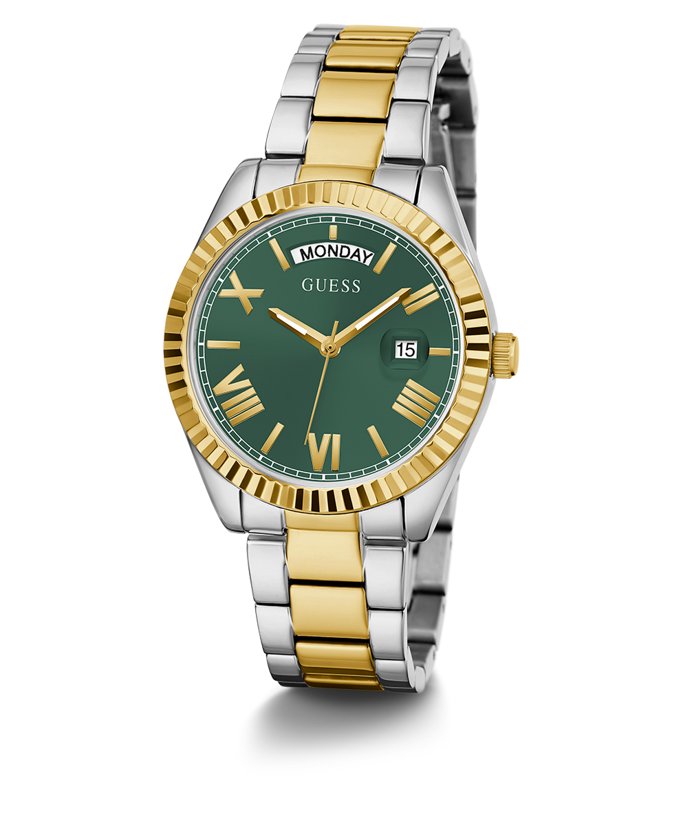 GUESS Ladies 2-Tone Day/Date Watch