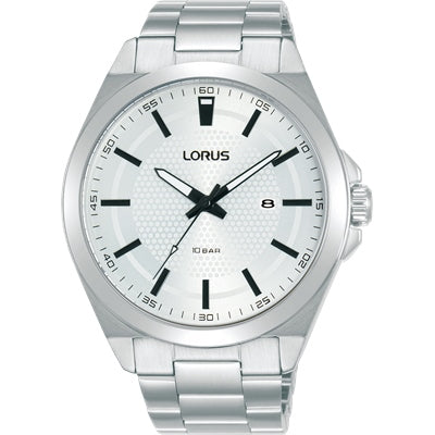 Lorus men’s watch with white dial
