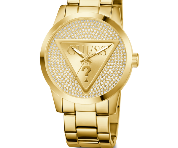 GUESS Mens Gold Tone Analog Watch GW0915G1