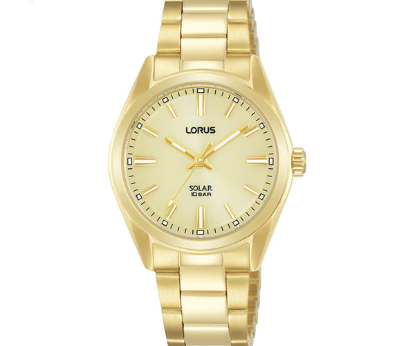 Ladies solar gold watch RY508AX-9