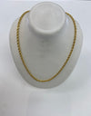 9 ct Rope chain 55cm
