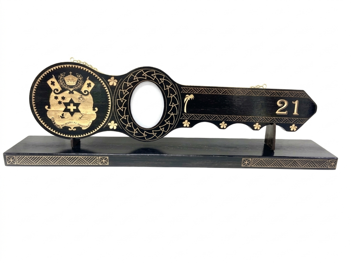 21st key Tongan shield design with Base.