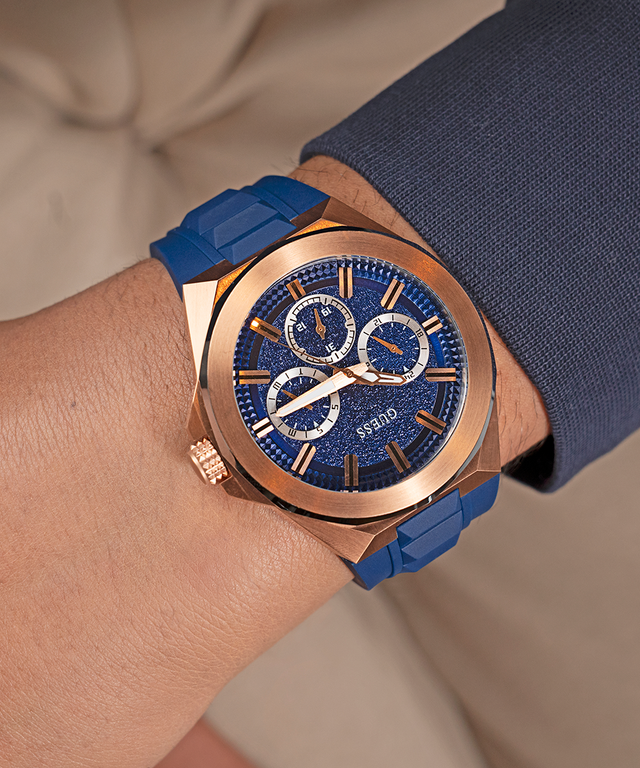 Guess Men DASHBOARD Blue Analog Watch GW0799G2