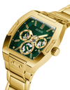 Guess phoenix green n gold watch