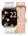 Ice smart watch ROSE GOLD AND NUDE WHITE