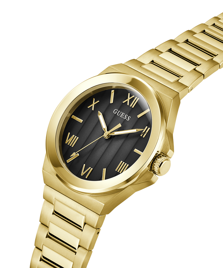 GUESS Mens Gold Tone Analog Watch - GW0789G2