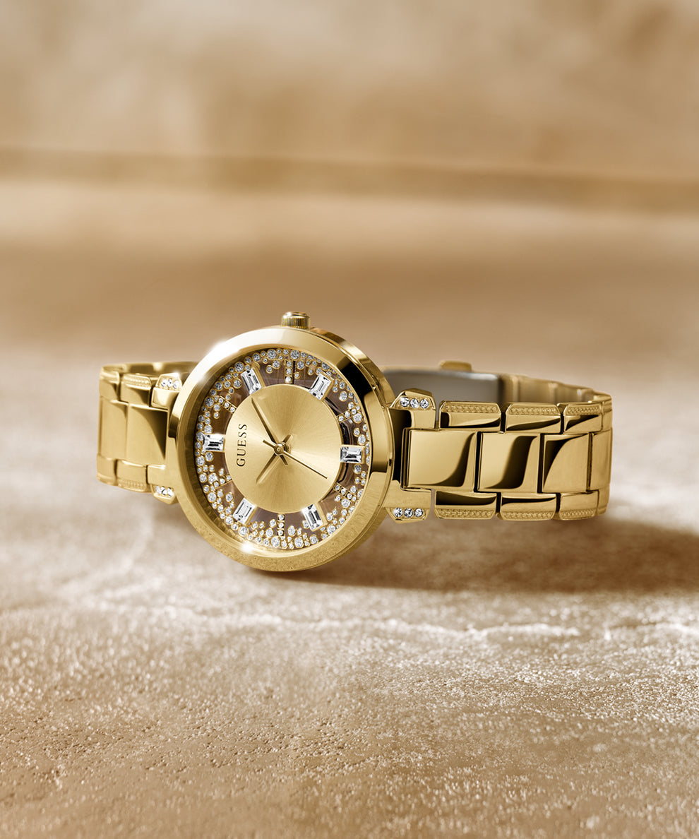 Guess ladies gold watch