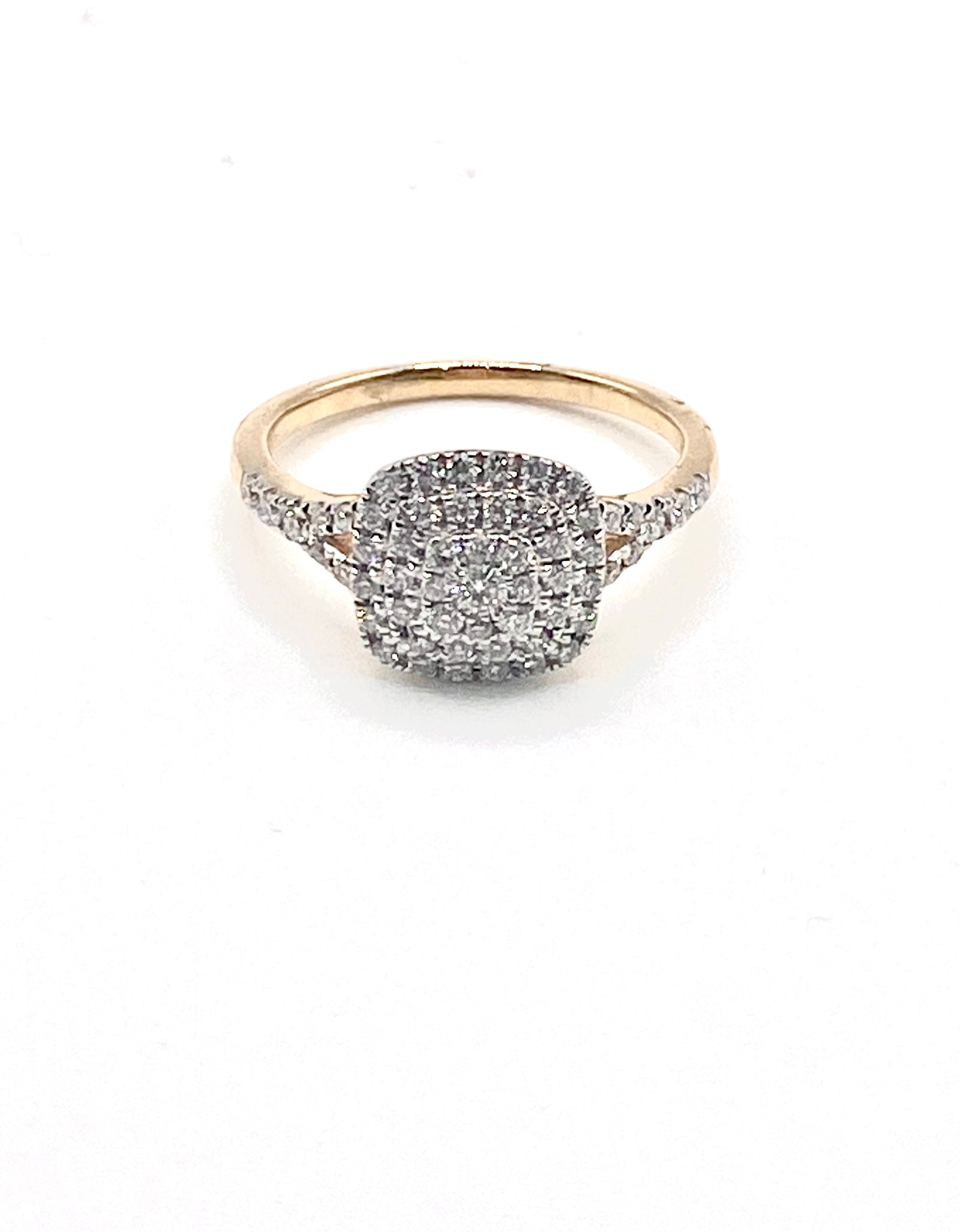 9ct Ladies diamond ring