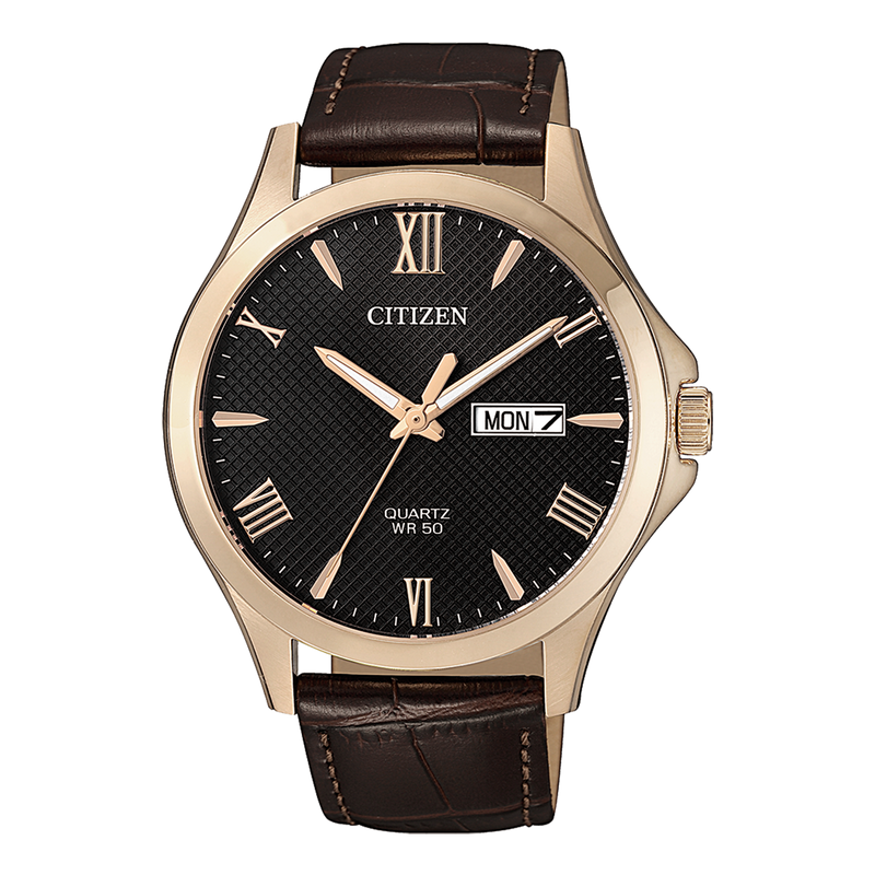 Citizen Men’s Leather strap watch