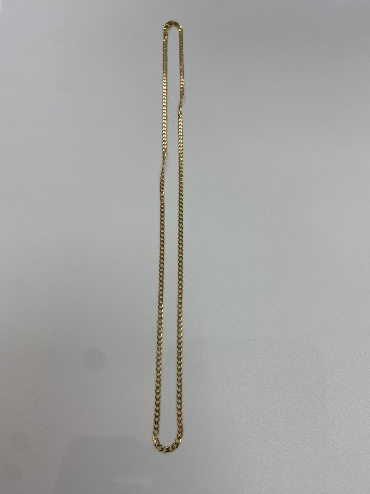 9ct curb chain 60cm