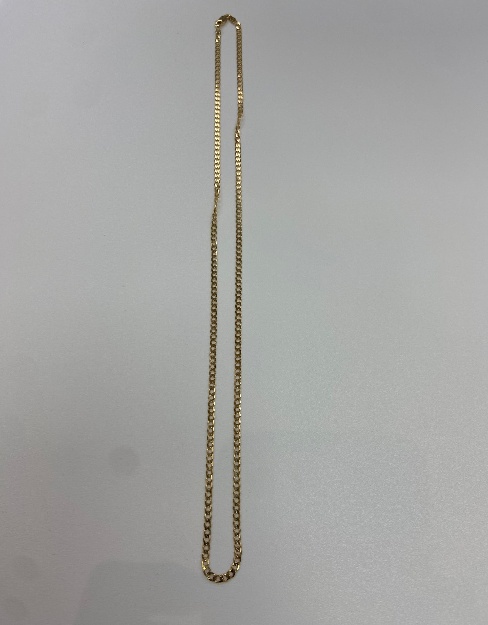 9ct curb chain 60cm