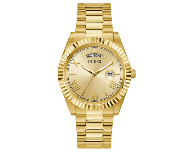 GUESS CONNOISSEUR GOLD TONE WATCH