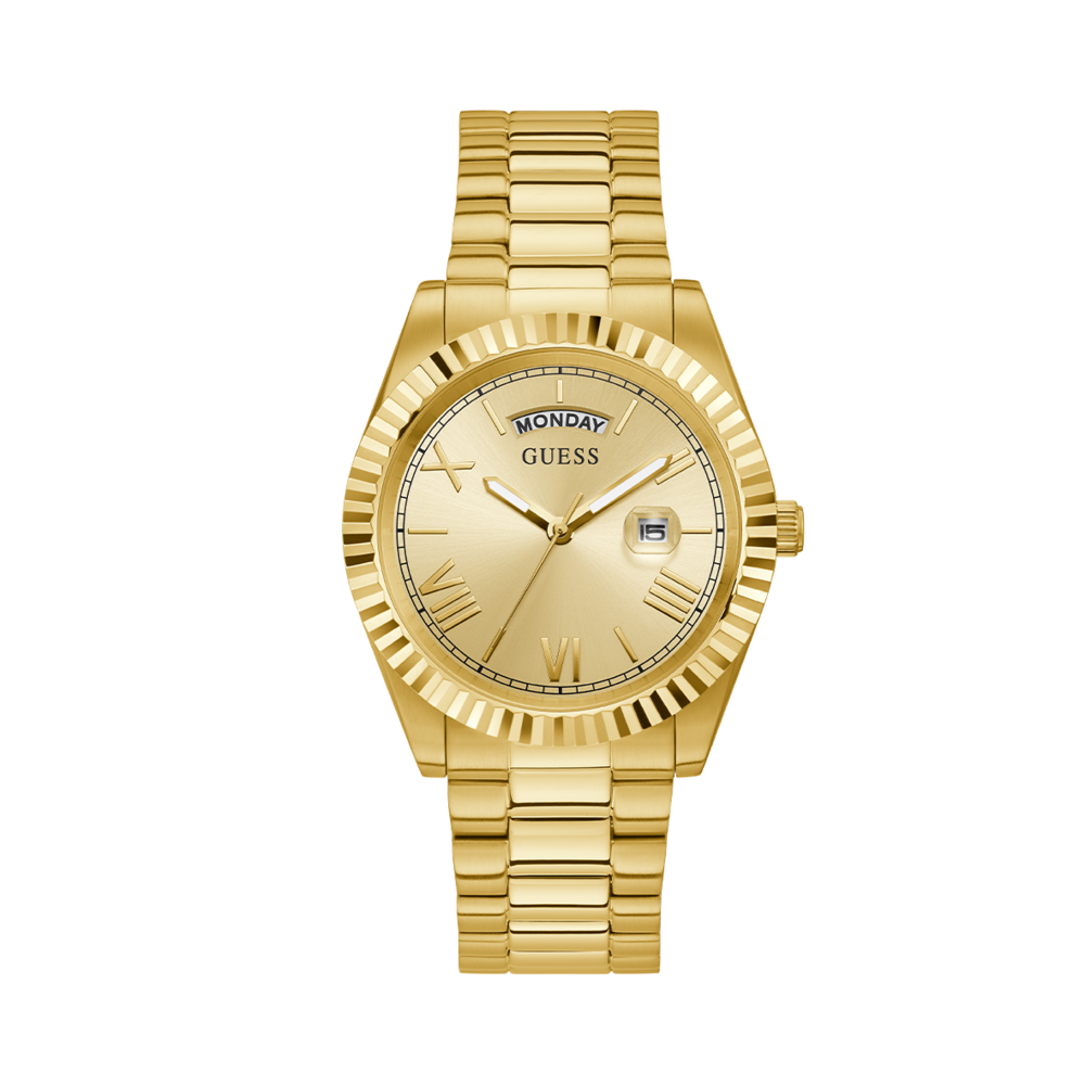 GUESS CONNOISSEUR GOLD TONE WATCH