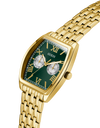 Guess Gabriel Green dial gold tone multifunction watch GW0975G2