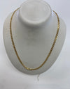 9ct curb chain 60cm