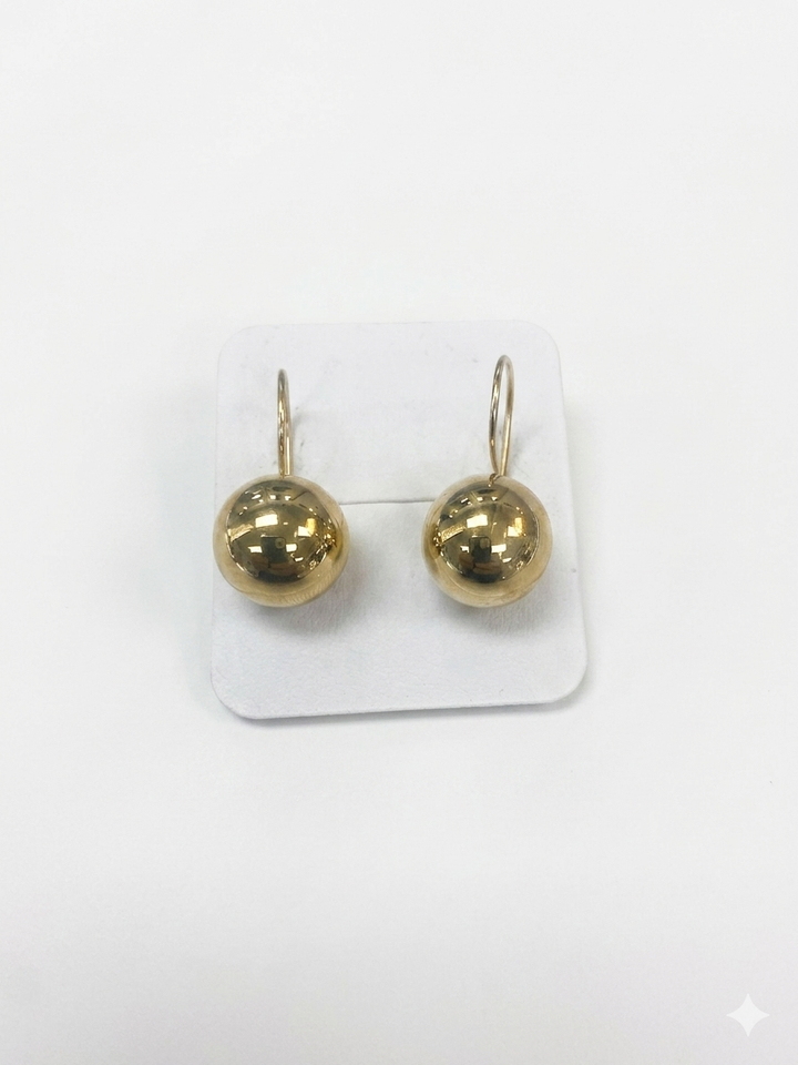 9ct Euroball earring