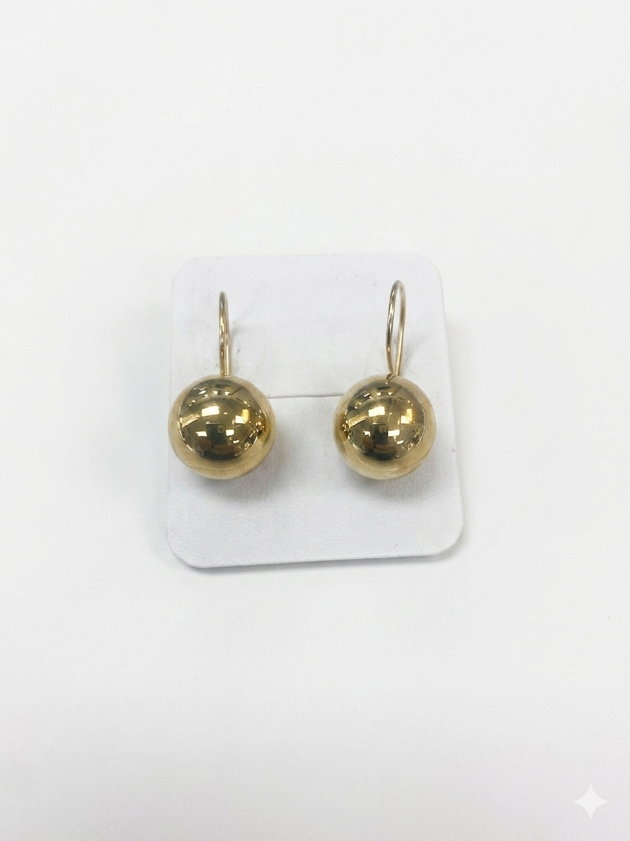 9ct Euroball earring