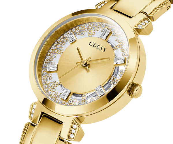 Guess ladies gold watch