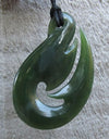 Green stone fish hook