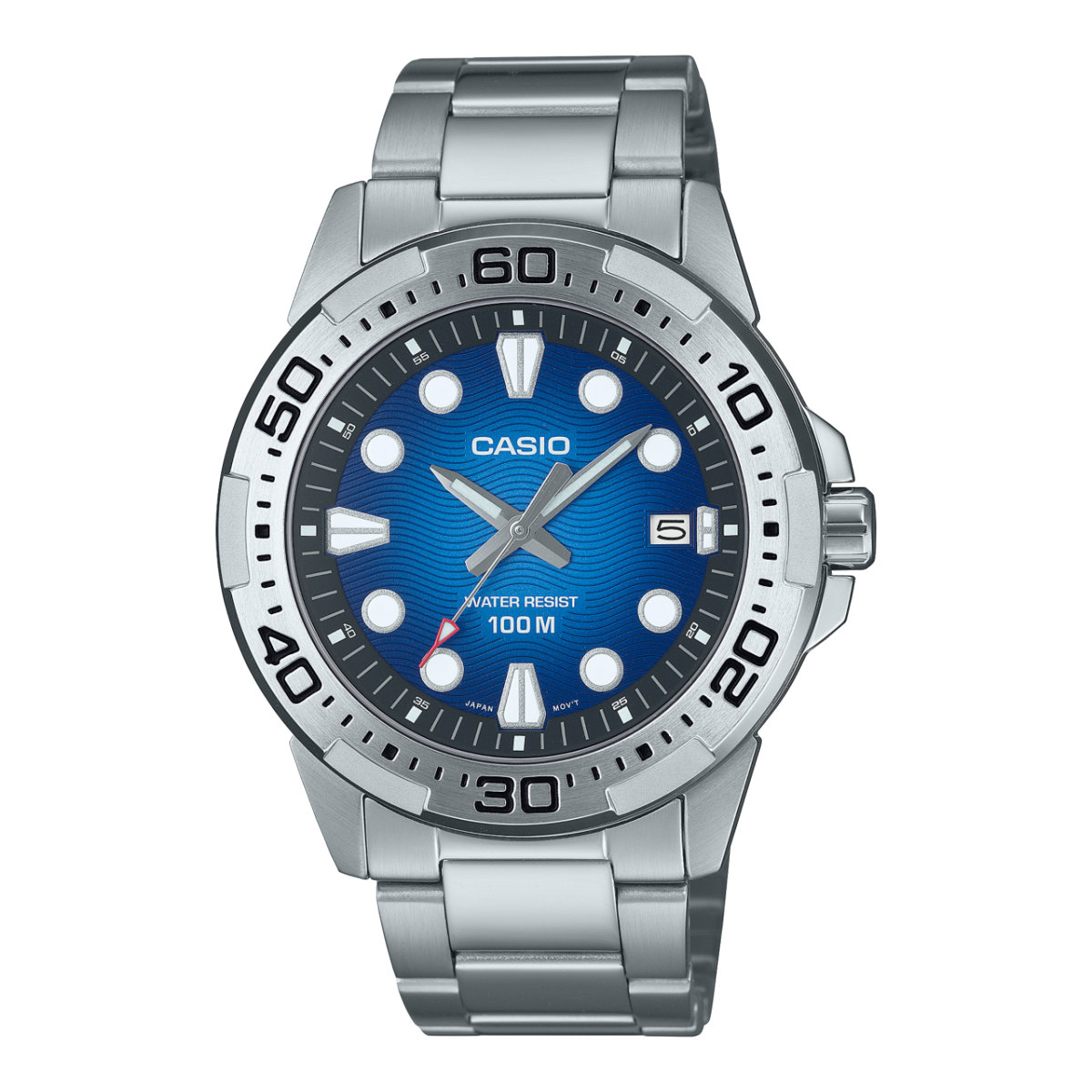 Casio Analogue Diver Blue face watxh MTD1400-2A