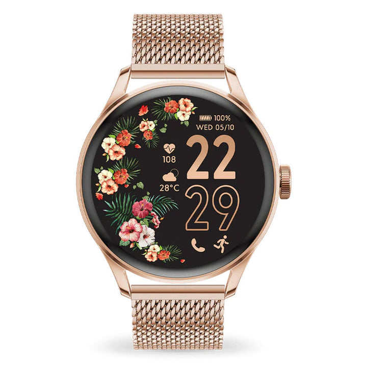 ICE smart 2.0 Round Rose gold Milanese Strap