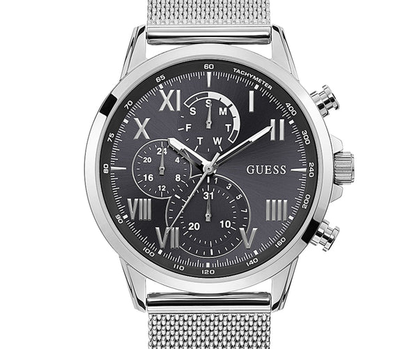 Guess Porter silver mesh strap W1310G1